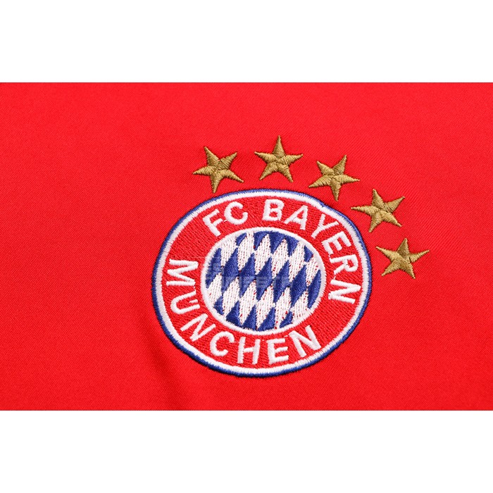 Chandal del Bayern Munich Manga Corta 2022-2023 Rojo - Haga un click en la imagen para cerrar